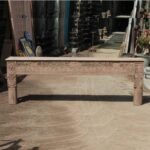 9 feet Long Wooden Console Table- Hard Wood Hand Crafted Side Table