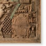 Grand Reclaimed Teak Wall Art Panel – 5.2 ft Rustic Luxury Wall Décor - Image 5