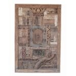 Wooden Reclaimed Carving Block Wall Panel - 59 Inch Rustic Luxury Wall Décor