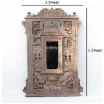 Reclaimed Carving Block Wall Panel-  5.8 ft Vintage Wall Decor Pieces