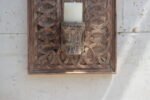 Magnificent  Vintage Wooden Carved Wall Panel Candle Holder Sconce [21 x 15 inch] - Image 4