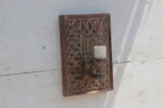 Magnificent  Vintage Wooden Carved Wall Panel Candle Holder Sconce [21 x 15 inch] - Image 3