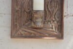 Magnificent Hand Carved Wooden Wall Candle Sconce - Eclectic Wall Art Decor [21 x 15 inch] - Image 4