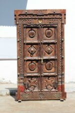 Royal 7.7 Feet South Indian Door – Authentic Heritage Design for Luxury Homes - Image 3