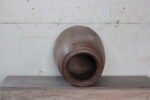 Antique Solid Wood Ghee Pot – 49x31cm – Wooden Decorative Vases - Image 4