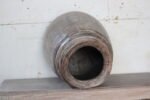 Antique Solid Wood Ghee Pot – 56x38 cm– Wooden Decorative Vases - Image 4