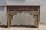 Authentic Antique Reclaimed Wood Console Table - Entryway Table - Image 2