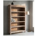 Premium Solid Wood Bookshelf – Elegant, Durable & Space-Saving Wooden Storage Rack