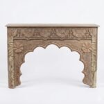 Authentic Antique Reclaimed Wood Console Table - Entryway Table