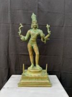 Lord Shiva Bronze Idol – Traditional South Indian Lost-Wax Craftsmanship - Image 2