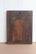 Rare Antique Christianity Painting on Teak Wood | Vintage Religious Wall Art - Image 5