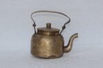 Rare 1900s Vintage Brass Tea Pot Kettle | Authentic Indian Antique Handcrafted Kitchenware Collectible - Image 2