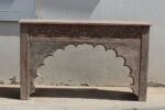 Traditional Antique Reclaimed Wood Console Table – Entryway Table - Image 2