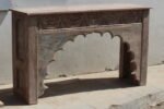 Traditional Antique Reclaimed Wood Console Table – Entryway Table - Image 3