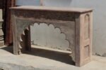 Traditional Antique Reclaimed Wood Console Table – Entryway Table - Image 4