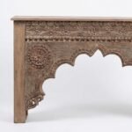 Traditional Antique Reclaimed Wood Console Table – Entryway Table - Image 2