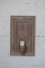 Magnificent Vintage Wall Candle Holder - 26" Wall Decor Sconce - Image 2