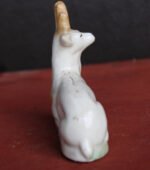 Adorable Antique Vintage Porcelain Small Deer Figurine – Charming Collectible Home Décor Accent | Classic Ceramic Gift - Image 4