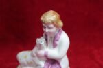 Rare Vintage Porcelain Toy Figure – Old Antique Decorative Collectible | Elegant Home Décor - Image 3