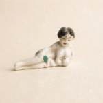 Exquisite Antique Vintage Porcelain Lady Figurine – Timeless Collectible Ceramic Statue | Elegant Home Décor Accent & Unique Gift