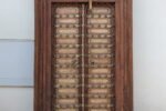 Authentic Old Shekhawati Door | Hand-Carved Antique Rajasthan Heritage Wooden Door - Image 4