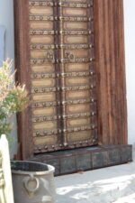 Authentic Old Shekhawati Door | Hand-Carved Antique Rajasthan Heritage Wooden Door - Image 7