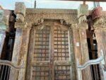 Timeless Heritage 8.4 Ft Solid Antique Wooden Door | Handcrafted Vintage Entry Door - Image 10