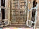 Timeless Heritage 8.4 Ft Solid Antique Wooden Door | Handcrafted Vintage Entry Door - Image 12