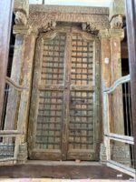 Timeless Heritage 8.4 Ft Solid Antique Wooden Door | Handcrafted Vintage Entry Door - Image 8