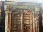 Timeless Heritage 8.3 Ft Solid Antique Wooden Door | Handcrafted Vintage Entry Door - Image 10