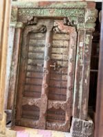 Timeless Heritage 8.3 Ft Solid Antique Wooden Door | Handcrafted Vintage Entry Door - Image 5