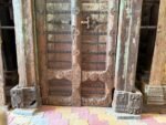 Timeless Heritage 8.3 Ft Solid Antique Wooden Door | Handcrafted Vintage Entry Door - Image 7