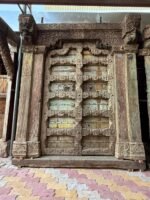 Timeless Heritage 8.7 Ft Solid Antique Wooden Door | Handcrafted Vintage Entry Door | Premium Reclaimed Hardwood - Image 4