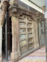 Timeless Heritage 8.7 Ft Solid Antique Wooden Door | Handcrafted Vintage Entry Door | Premium Reclaimed Hardwood - Image 5
