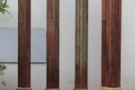 Premium Solid Wood Pillar Set with 3 Round & 1 Half Pillar | Elegant Handcrafted Decorative Columns for Home Décor - Image 5