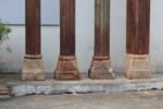 Premium Solid Wood Pillar Set with 3 Round & 1 Half Pillar | Elegant Handcrafted Decorative Columns for Home Décor - Image 6