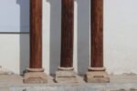 Majestic Set of 3 Handcrafted 8.6 Feet Long Teak Wood Pillars – Luxury Wooden Architectural Columns - Image 4
