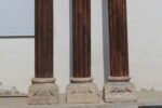 Majestic Set of 3 Handcrafted 7.8 Feet Long Teak Wood Pillars – Luxury Wooden Architectural Columns - Image 5