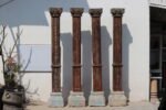 Premium Set of 4 Handcrafted 7.5 Feet Long Solid Teak Wood Pillars – Durable & Timeless Architectural Columns - Image 2