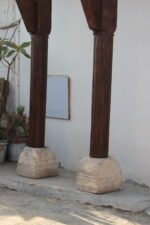 Premium 9.5 Feet Teak Wood Pillars Set of 2 – Handcrafted Durable Decorative Wooden Columns - Image 8