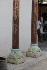 Premium 9 Feet Teak Wood Pillars Set of 2 – Handcrafted Durable Decorative Wooden Columns - Image 7