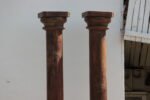 Premium Solid Teak Wood Columns Set of 2 – Timeless Handcrafted Decorative Pillars - Image 3