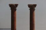 Premium Solid Teak Wood Columns Set of 2 – Timeless Handcrafted Decorative Pillars - Image 3