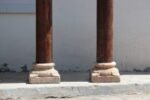 Premium Solid Teak Wood Columns Set of 2 – Timeless Handcrafted Decorative Pillars - Image 5