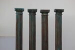 Premium 7.5 Ft Solid Teak Wood Columns Set of 4 – Handcrafted Decorative Wooden Pillars for Home Décor - Image 3