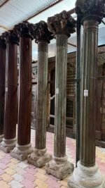 Premium Handcrafted Wooden Columns Set of 2 | Elegant Solid Wood Decorative Pillars for Home Décor - Image 9