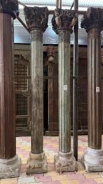 Premium Handcrafted Wooden Columns Set of 2 | Elegant Solid Wood Decorative Pillars for Home Décor - Image 10