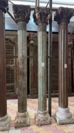 Premium Handcrafted Wooden Columns Set of 2 | Elegant Solid Wood Decorative Pillars for Home Décor - Image 11