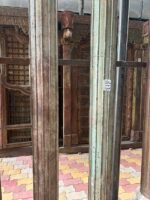 Premium Handcrafted Wooden Columns Set of 2 | Elegant Solid Wood Decorative Pillars for Home Décor - Image 4