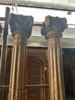 Premium Handcrafted Wooden Columns Set of 2 | Elegant Solid Wood Decorative Pillars for Home Décor - Image 7